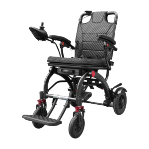 TOPMEDI TEW206 18kg Lightweight Carbon-Look Electric Wheelchair